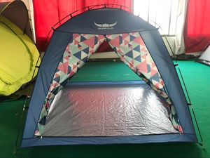 <span class=keywords><strong>Tente</strong></span> de plage en toile imperméable enduite d'argent pour l'extérieur <span class=keywords><strong>Tente</strong></span> de camping de pêche et de randonnée résistante aux insectes - Product Image 3