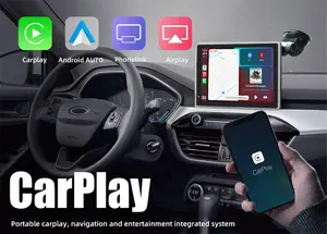 Máy Phát DVD Đài Phát Thanh IPS 7 Inch Tiện Dụng Đa Phương Tiện HD Cho Xe Hơi Màn Hình Cảm Ứng AUX BT Tự Động Android Carplay