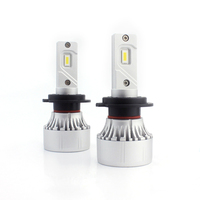LANSEKO Vente en gros Puce LED G-CR 6000LM 6500K avec ventilateur X10 H4 H7 H11 9004 9007 P13 Phare LED de voiture