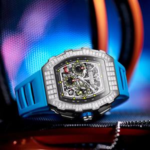 Montre de luxe pour homme à mouvement automatique mécanique étanche, personnalisable avec votre propre marque, design tendance, livraison directe - Product Image 4