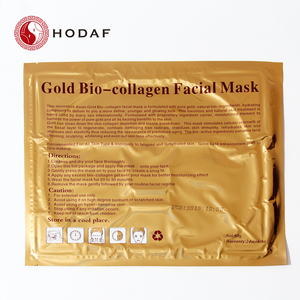 Máscara facial de hidrogel para clareamento da pele, máscara facial de cristal do clareamento da pele, 24k puro, máscara de gel do colágeno para beleza - Product Image 4