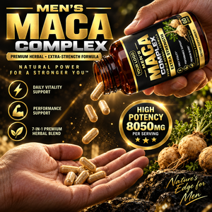 Best-seller : soutient la vitalité quotidienne, la performance, la force, l'endurance, la concentration, le bien-être général, complexe de maca pour hommes, capsule sportive - Product Image 5