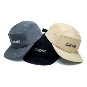 Gorro de campamento personalizado de nailon ligero, 5 paneles, cierre personalizable - Product Image 3