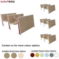 Ensemble de table et de chaise d'auditorium pour salle de classe, avec pieds en métal, siège confortable, design moderne, construction durable