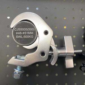 ตะขอยึดท่อ48-51มม. ตะขอยึดอะลูมิเนียมน้ำหนัก500กก. ตะขอยึดแท่นยึดแท่นวางยึดสำหรับเวที G5005(500) - Product Image 6