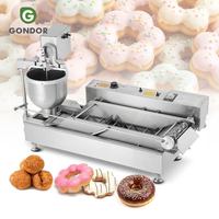 Friteuse Électrique Commerciale Automatique pour Mochi et Donuts, Machine de Fabrication Automatique de Petite Taille avec Friteuse Intégrée
