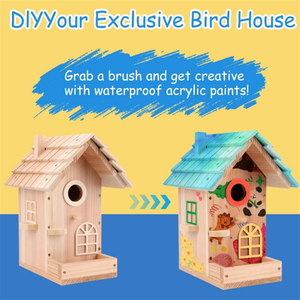 现代设计DIY大型实木鸟舍套装新款成人可建造 - Product Image 5
