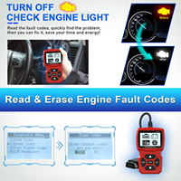 Escáner de Códigos de Auto OBD2 V750, Lector de Códigos de Error OBDII, Herramienta de Diagnóstico de Luz de Advertencia del Motor para Autos de 12V 1996+, 1 Año de Garantía