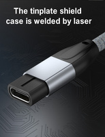 Cable de Extensión USB Tipo-C Macho/Hembra ULT-unite con Diseño de Codo, 20 Gbps, 20 V, 5 A, 100 W, USB3.1/USB3.2, Material de PVC, 1 m, para Uso con Cámaras