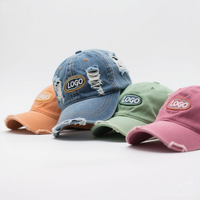 Casquette de baseball unisexe 5 panneaux en sergé éponge, respirante et imperméable, avec logo brodé personnalisé, style sportif et effet vieilli, vente en gros