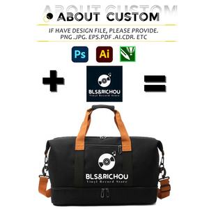 Mochila de viaje de gran capacidad con logotipo personalizado Mochila de gimnasio diagonal Nuevo diseño Bolsa de fitness de tela Oxford impermeable - Product Image 3