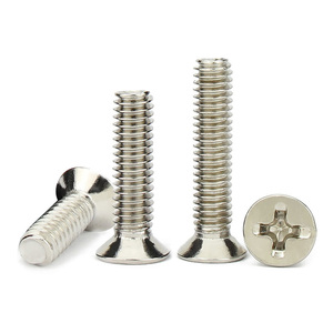 Gold Plated Nickel KM Phillips Countersunk <b>Screws</b> M1.4 M2 M2.5 <b>M3</b> M4 Flat Head Digital Notebook <b>Screws</b> - Product Image 3