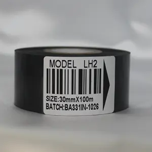 Black ribbon LH2 hot stamping foil for date coding machine