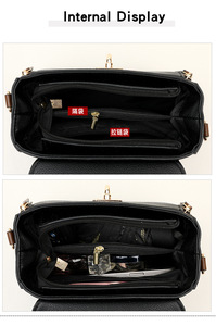 Fashion Shoulder for Women Ladies Crossbody Hand Bags Luxury Purses and Handbags New Pu Leather Trendy Handbags Manufacturer - Product Image 6