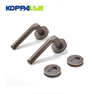 KOPPALIVE Ensemble de serrures de <span class=keywords><strong>porte</strong></span> en laiton massif pour intérieur, chambre, salle de bain, <span class=keywords><strong>cuisine</strong></span>, poignée factice pour <span class=keywords><strong>porte</strong></span> en bois - Product Image 6