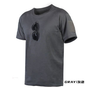 カスタマイズされた特殊部隊トレーニング制服ラウンドネックゆったり夏耐摩耗戦術的な制服半袖 - Product Image 5