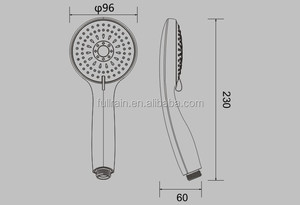 <span class=keywords><strong>3</strong></span> устройств для водоструйной анти извести ручной душ полезно для ухода за внешностью и головы Нет накипи экономии воды Массажная душевая - Product Image 5