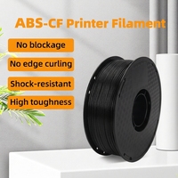 Filament ABS-CF haute résistance Newmars3dp 1,75 mm 1 kg, résistant aux UV, fibre de carbone durable pour l'impression FDM fonctionnelle en extérieur