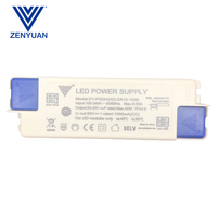Zhongshan-fuente de alimentación Led de fábrica, controlador de corriente de salida única DC 25V-40V, 42W, 50W, 1050-1250mA