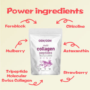 Collagène en poudre pour boisson solide OEM, formule à dissolution instantanée, soutien à la santé de la peau et des articulations, sans gluten, collagène de type 1 et 3, peptides - Product Image 3