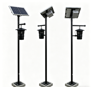 กับดัก<span class=keywords><strong>ปลวก</strong></span>พลังงานแสงอาทิตย์พร้อมไฟ LED - อุปกรณ์ล่อยุงปลวกแบบมีปีก, กับดักแมลงบินแบบดูดสำหรับควบคุมศัตรูพืช - Product Image 1
