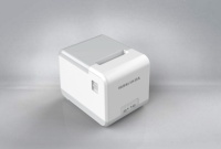 Printer Label termal Bluetooth Lan 2 inci, Printer kode batang termal Mini putih, Printer stiker Tag harga