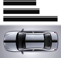 Autocollants de bande décorative pour capot et carrosserie de voiture en PVC imperméable, style professionnel modifié, avec couleur personnalisée, accessoires de course