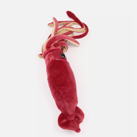 Nuevos juguetes personalizados de peluche suave de calamar rojo Alibaba Express com