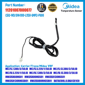 CGQ-WD/SW4100-L1150-SMP2-P800 11201007000077 เซ็นเซอร์อุณหภูมิห้องสำหรับเครื่องปรับอากาศปั๊มความร้อนมีเดีย - Product Image 2