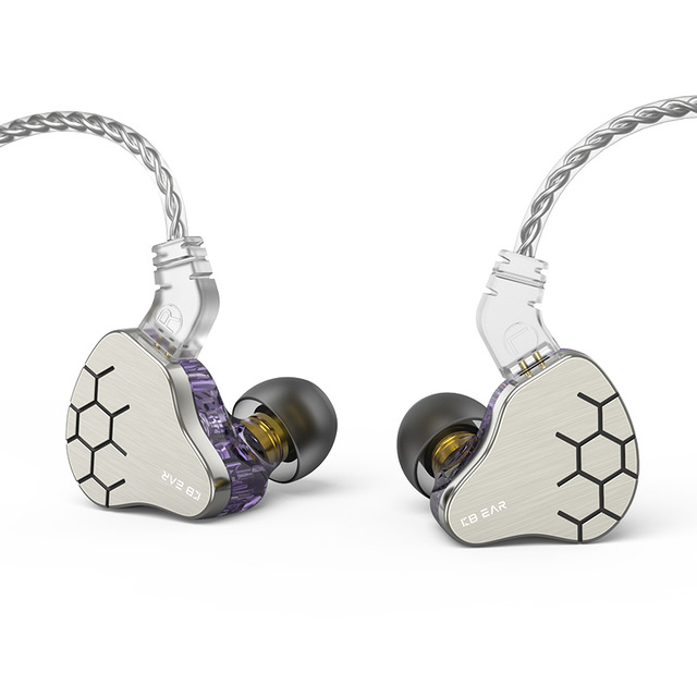 KBEAR Lark Metal Hybrid 1DD+1BA Driver HiFI Earphone Music Sport in Ear Monitor Wired Headset Earbuds IEM