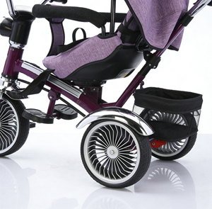 Triciclo Infantil Multifuncional de 3 Ruedas, Plegable, con Música y Luces, Venta al Por Mayor de Fábrica China, Triciclos para Bebés - Product Image 2