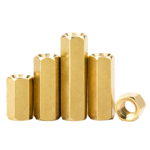 High Performance Brass Female Hex Metric <b>Standoff</b> M2 M2.5 M3 M4 M5 M6 Internal Thread Double-pass Motherboard Spacer Grade - Product Image 5