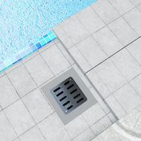 Grille de drainage des eaux pluviales YETE minimaliste en composite SMC à charnières, installation facile pour routes, produit de haute qualité