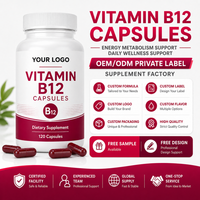 Capsules de Vitamine B Complexe (B1, B6, B12) OEM pour Cheveux, Peau et Énergie – Complément Multivitaminé en Gélules Molles
