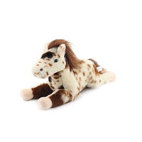 Jouet animaux en peluche cheval 15 pouces réaliste cheval en peluche poney cadeau pour garçons filles
