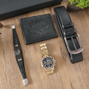 Set de Regalo Empresarial Premium con Logotipo Personalizado, 4 Piezas, Diseño de Águila, Combinación de Cartera, Reloj y Cinturón para Clientes VIP, Cumpleaños, Aniversario, Promoción - Product Image 3