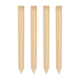 Piquets de <span class=keywords><strong>sol</strong></span> en <span class=keywords><strong>bois</strong></span> naturel, résistants aux intempéries, pour la <span class=keywords><strong>fixation</strong></span> des plantes dans les aménagements paysagers - Product Image 5