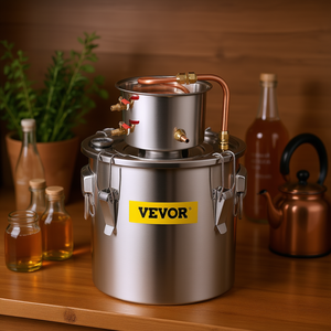Kit de Destilación de Alcohol y Agua Vevor de 8 Galones/30 Litros, de Acero Inoxidable, para Elaboración Casera, con Tubo de Cobre - Product Image 2