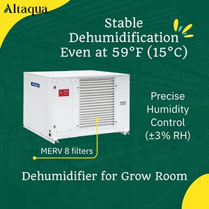 Deshumidificadores de Techo para Control de Humedad en Invernaderos Médicos, Deshumidificación de Bajo Consumo, Diseño de Drenaje Continuo - Product Image 1