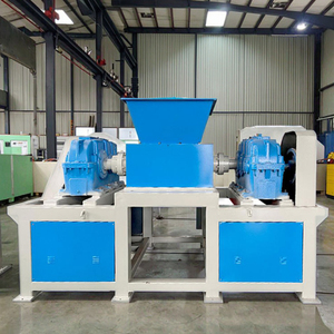 <b>Tire</b> Recycling Industrial PP PVC Film High Precise Double Shaft Shredding <b>Machine</b> With Gearbox and Pump High Safety Two Shaft Sh - Product Image 3