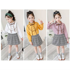 Conjuntos de Falda y Top de Verano para Bebés Niñas, Diseños Elegantes, Venta al Por Mayor, Conjunto de 2 Piezas - Product Image 4