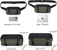 Maßgefertigte Wasserdichte und Verschleißfeste Nylon Große Multifunktionale Herren-Brusttasche