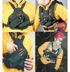 Baofeng UV-5R UV-82 UV-9R UV-13 PROトランシーバー用の調整可能なラジオハーネスチェストフロントパックポーチホルスターベストキャリーバッグ - Product Image 6