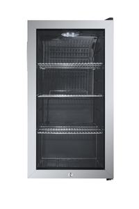 CICO 95L Can Boisson Réfrigérateur Portable Bière Vin Soda Boisson Refroidisseur Noir Métal <span class=keywords><strong>Argent</strong></span> Compresseur Porte Française R600a - Product Image 4