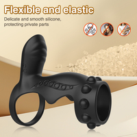 Großhandel Masturbator Erotikprodukte Sexspielzeug Lustvolle Paar-Stimulation Klitorale Stimulation Leidenschaft Penisring Vibrator für Männer
