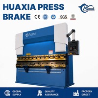 Prensa Plegadora Hidráulica Huaxia en Venta, Máquina de Plegado de Placas CNC de 100 Toneladas