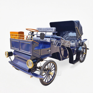 Carruaje eléctrico clásico europeo para turismo, operado sin caballos, para exhibición en hoteles, jardines y fotografía al aire libre. - Product Image 2