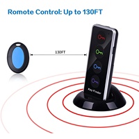 Nouveaux gadgets intelligents : localisateur de clés portable pour homme en ABS avec télécommande, fonctionne sur piles, portée de détection de 10 à 20 m pour la recherche d'objets à domicile