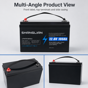 Batería de estado sólido LiFePO4 de 25.6V 100Ah, ligera (12.5kg) Shanglian para RVs, remolques, furgonetas, barcos, sistemas fuera de red, 4000 ciclos - Product Image 6