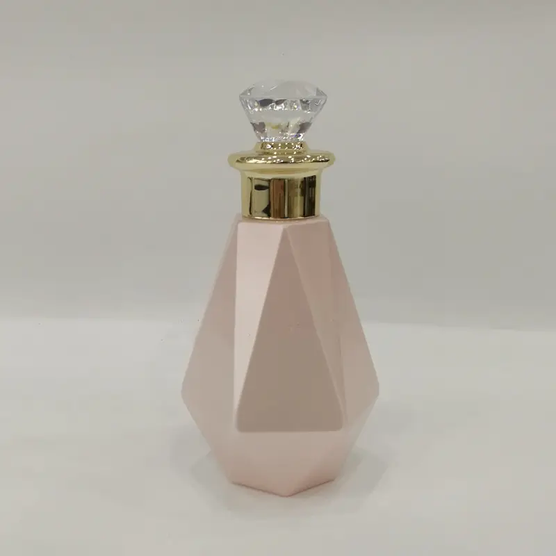 Изготовленный на заказ логотип 200 мл розовый ПЭТ пластиковые бутылки с алмазной кепки косметический контейнер для лица Уход prodiction
